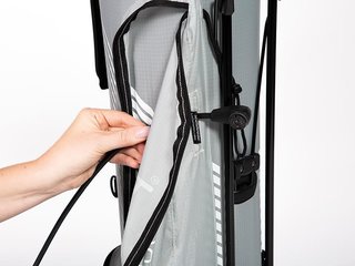 JuCad Superlight stand bag, grigio/bianco