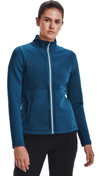 Under Armour Storm Daytona FZ felpa da donna, blu petrolio