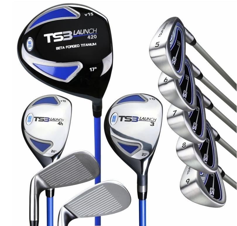 U.S. Kids Golf TS3-51 (130cm) V15 10-Club set da golf junior, grafite