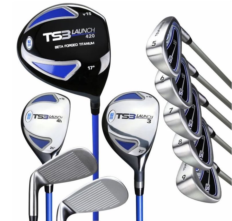 U.S. Kids Golf TS3-51 (130cm) V15 10-Club set da golf junior, grafite