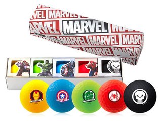 Volvik VIVID MARVEL CHARACTERS palline da golf, mix di colori