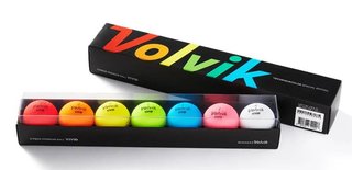 Volvik RAINBOW palline da golf (7balls), multi