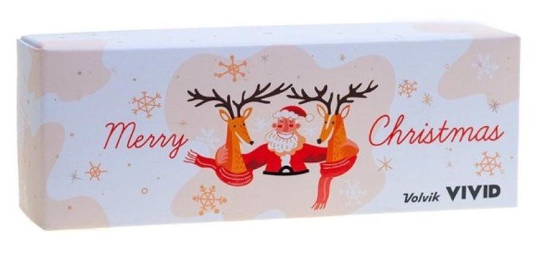 Volvik VIVID Merry Christmas palline da golf, mix di colori
