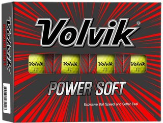 Volvik POWER Soft palline da golf, gialle
