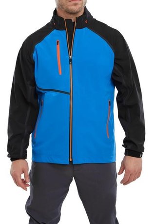 FootJoy HydroTour giacca da uomo, zaffiro/nero/arancione
