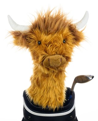 Daphne's Driver Headcover, Highland Cow coprilegno