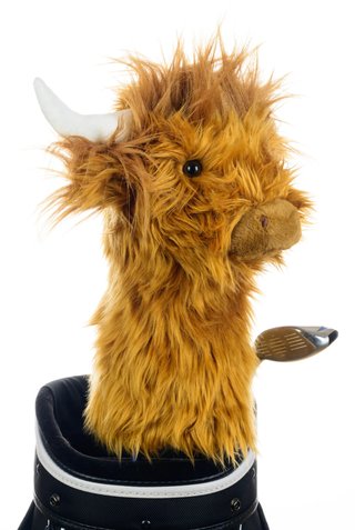Daphne's Driver Headcover, Highland Cow coprilegno