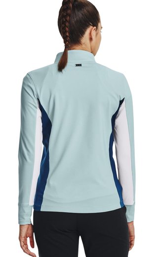 Under Armour Storm Midlayer 1/2 Zip giacca da donna in pile, fuse teal/white