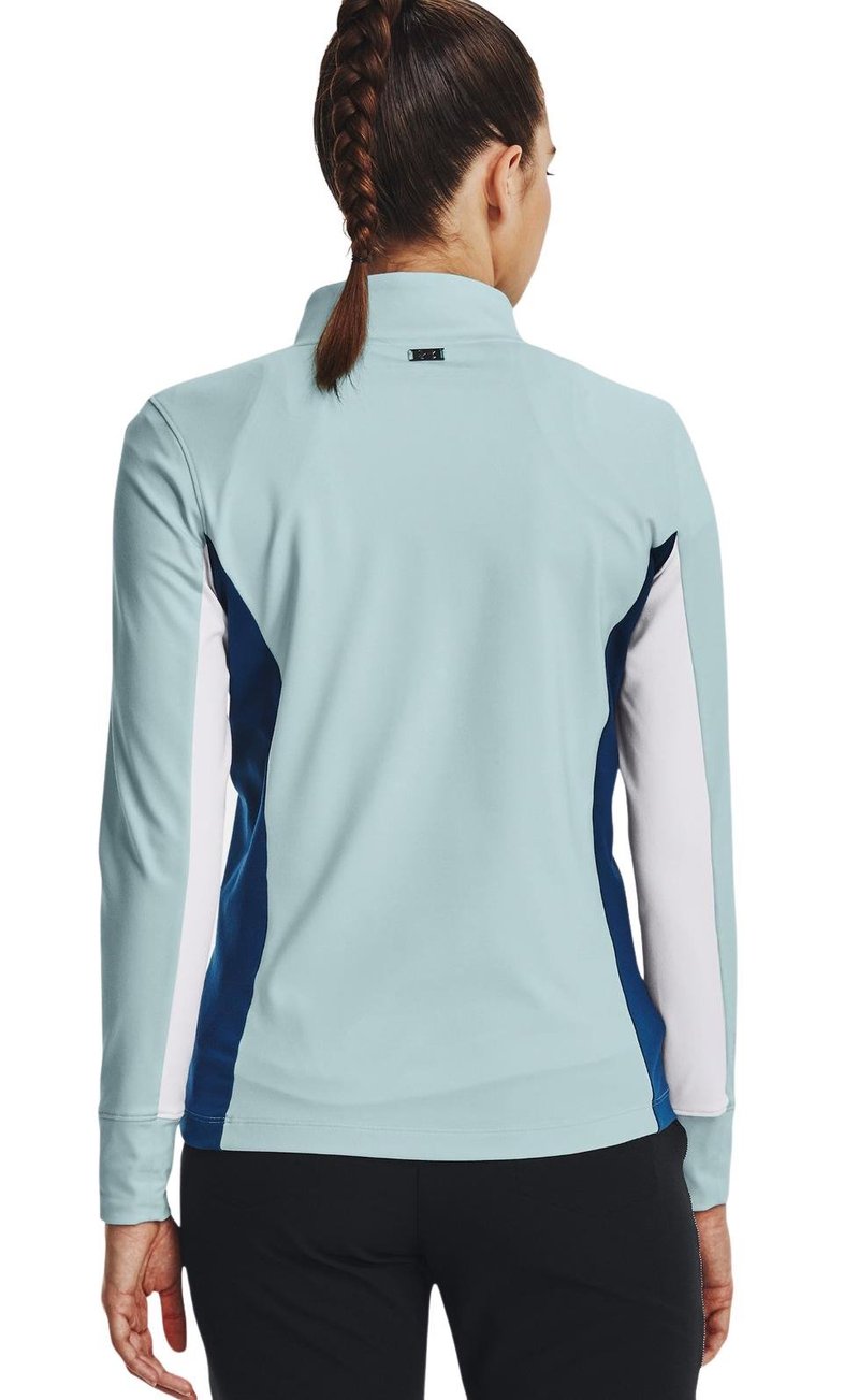 Under Armour Storm Midlayer 1/2 Zip giacca da donna in pile, fuse teal/white