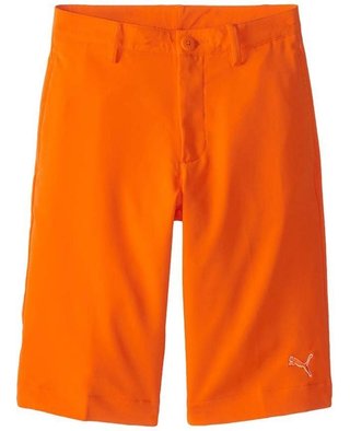 Puma Golf Tech junior pantaloncini, arancione vibrante