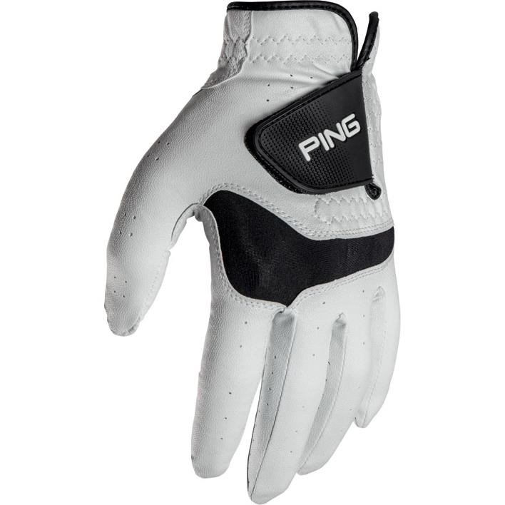 PING Golf Ping Sport Tech guanto da golf uomo, bianco/nero