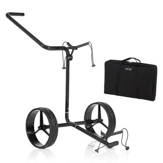JuCad Carbon Shadow carrello manuale a 2 ruote, nero opaco + borsa da trasporto JTT