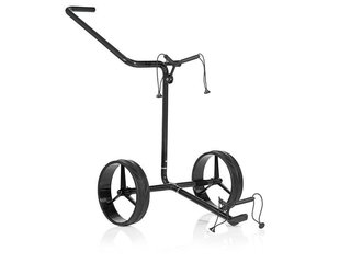JuCad Carbon Shadow carrello manuale a 2 ruote, nero opaco + borsa da trasporto JTT