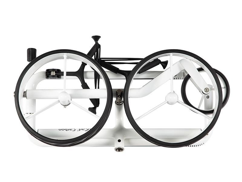 JuCad Carbon carrello manuale, nero/bianco + borsa da trasporto JTT