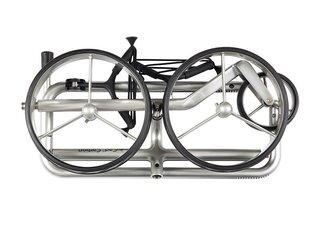 JuCad Carbon carrello manuale, argento/nero + borsa da trasporto JTT