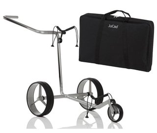 JuCad Carbon carrello manuale, argento/nero + borsa da trasporto JTT