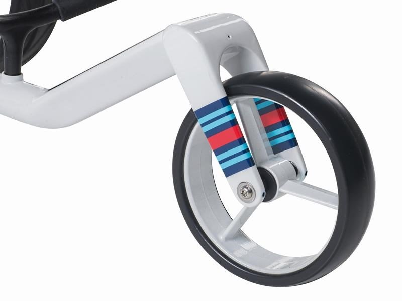 JuCad Carbon Racing carrello manuale + borsa da trasporto JTT, bianco