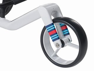 JuCad Carbon Racing carrello manuale + borsa da trasporto JTT, bianco