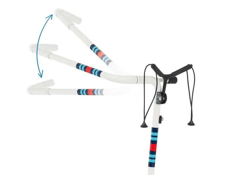 JuCad Carbon Racing carrello manuale + borsa da trasporto JTT, bianco