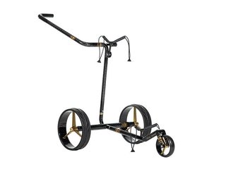 JuCad Carbon Special carrello manuale + borsa da trasporto JTT, nero