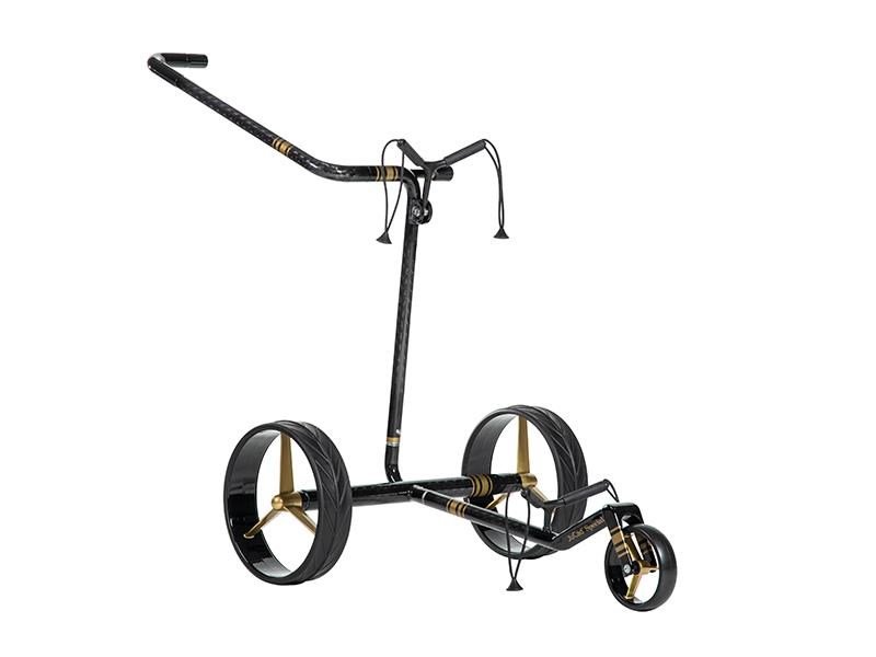 JuCad Carbon Special carrello manuale + borsa da trasporto JTT, nero