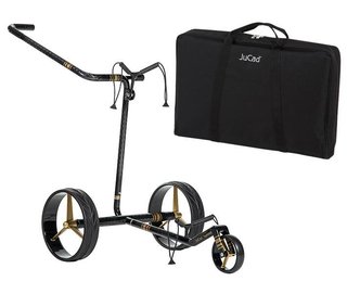 JuCad Carbon Special carrello manuale + borsa da trasporto JTT, nero