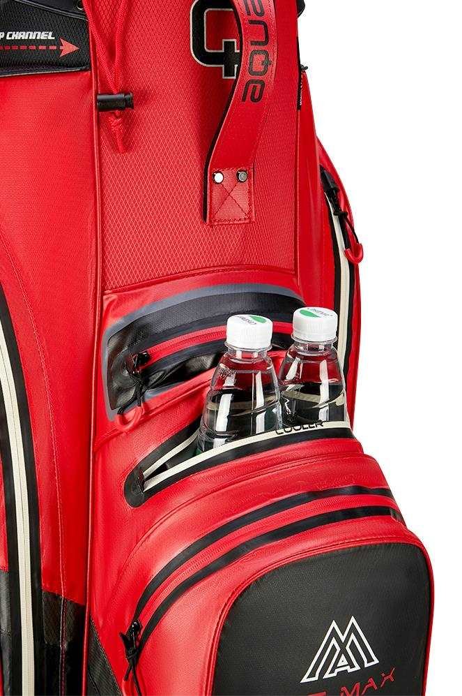 Big Max AQUA Silencio 4 Organizer cart bag, rosso/nero