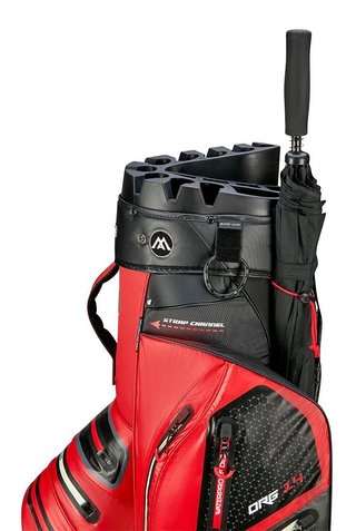 Big Max AQUA Silencio 4 Organizer cart bag, rosso/nero