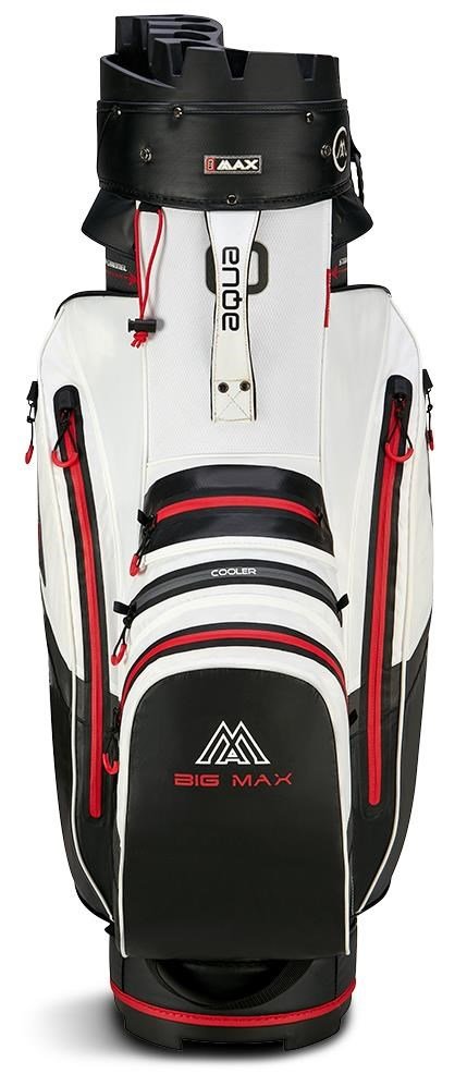 Big Max AQUA Silencio 4 Organizer cart bag, bianco/nero/rosso