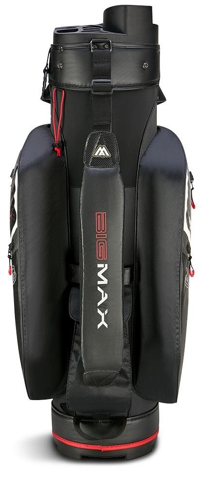 Big Max AQUA Silencio 4 Organizer cart bag, bianco/nero/rosso