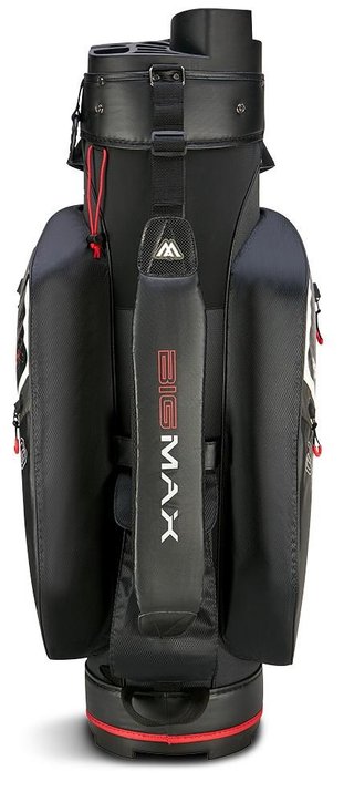 Big Max AQUA Silencio 4 Organizer cart bag, bianco/nero/rosso