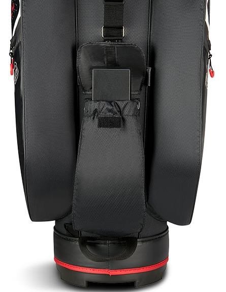 Big Max AQUA Silencio 4 Organizer cart bag, bianco/nero/rosso