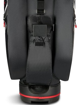 Big Max AQUA Silencio 4 Organizer cart bag, bianco/nero/rosso