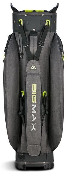 Big Max AQUA Tour 4 cart bag, black/storm charcoal/lime