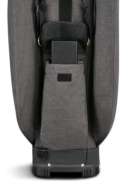 Big Max AQUA Tour 4 cart bag, black/storm charcoal/lime