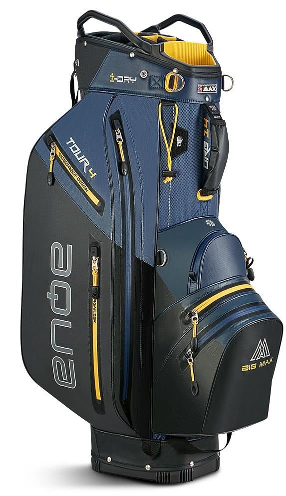 Big Max AQUA Tour 4 cart bag, navy/black/corn