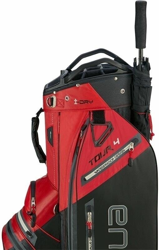 Big Max AQUA Tour 4 cart bag, rosso/nero
