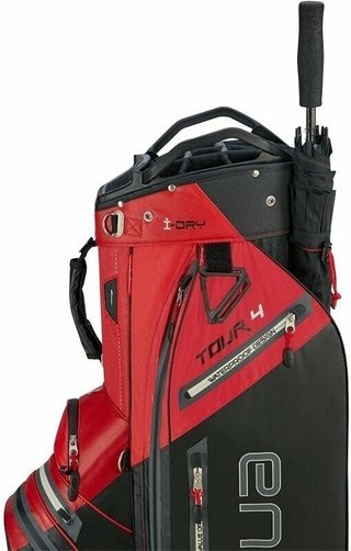 Big Max AQUA Tour 4 cart bag, rosso/nero