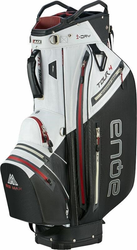 Big Max AQUA Tour 4 cart bag, bianco/nero/merlot