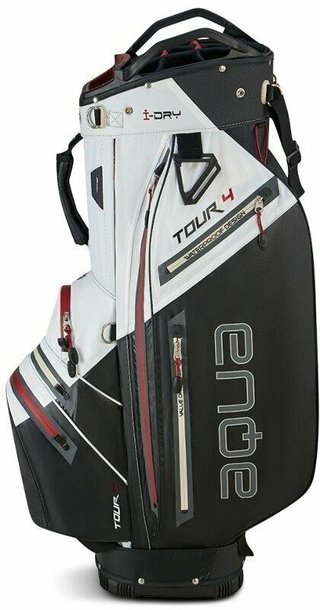 Big Max AQUA Tour 4 cart bag, bianco/nero/merlot