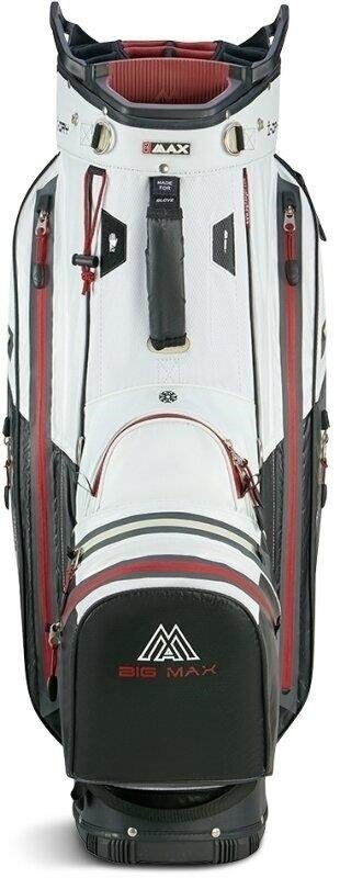 Big Max AQUA Tour 4 cart bag, bianco/nero/merlot