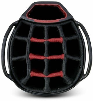 Big Max AQUA Tour 4 cart bag, bianco/nero/merlot