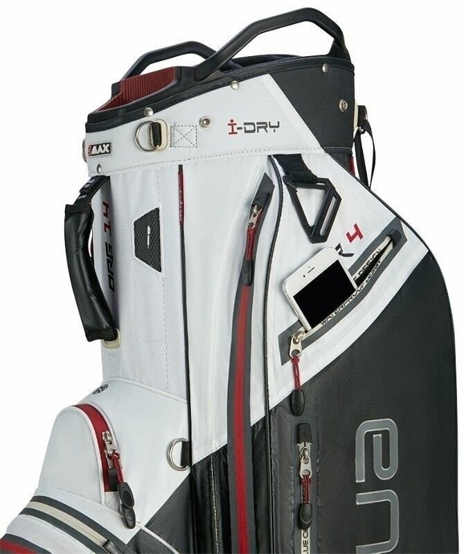 Big Max AQUA Tour 4 cart bag, bianco/nero/merlot