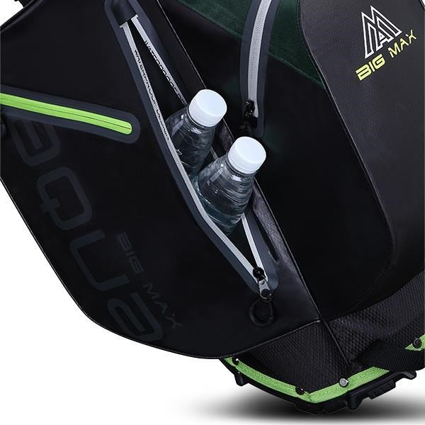 Big Max AQUA Eight G stand bag, verde foresta/nero/lime