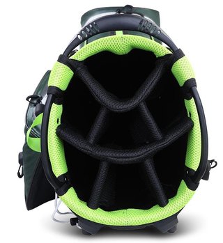 Big Max AQUA Eight G stand bag, verde foresta/nero/lime