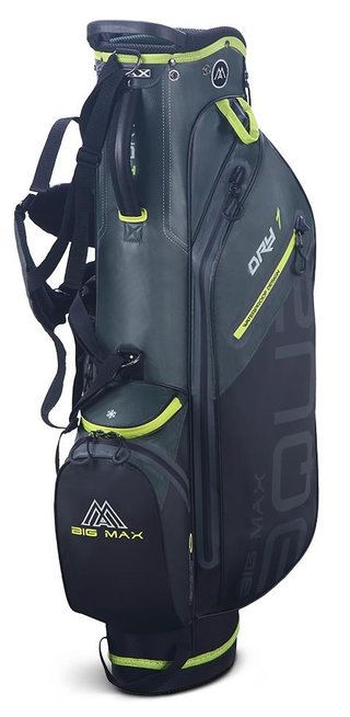 Big Max AQUA Seven G stand bag, forest green/black/lime