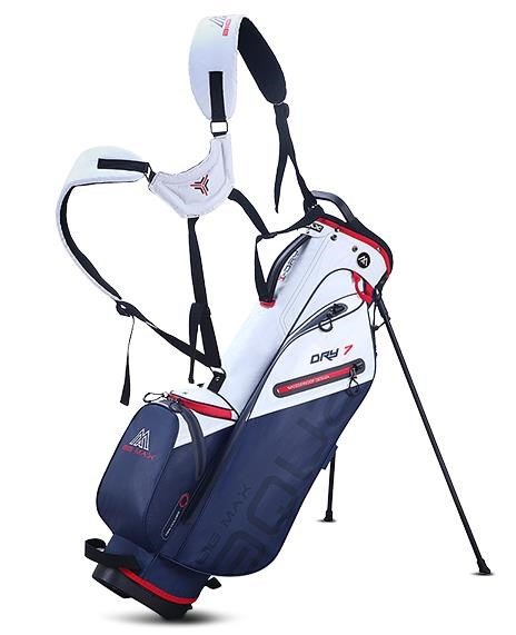 Big Max AQUA Seven G stand bag, white/navy/red