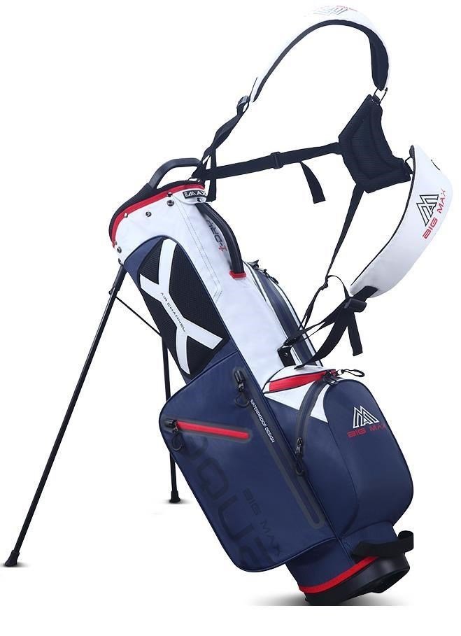 Big Max AQUA Seven G stand bag, white/navy/red