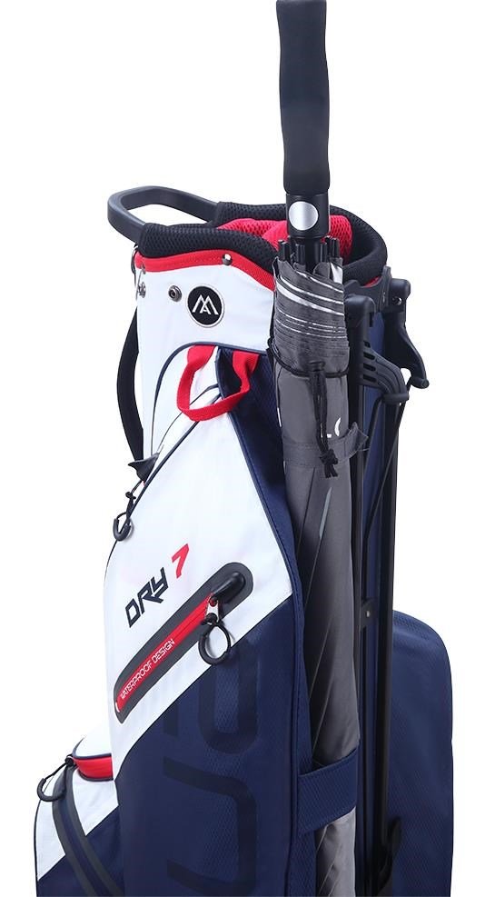 Big Max AQUA Seven G stand bag, white/navy/red