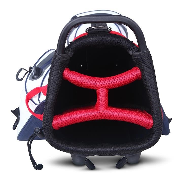 Big Max AQUA Seven G stand bag, white/navy/red